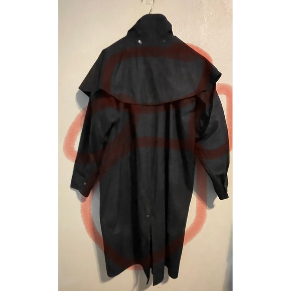 Outback Trading Co. Low Rider Duster Coat Long Rain Western Oilskin Jacket Large - Picture 5 of 13